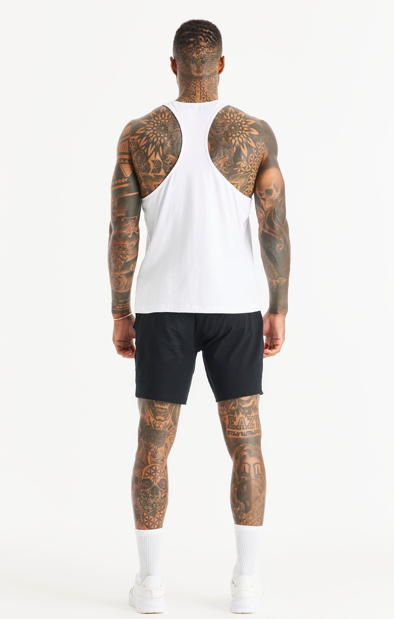 SikSilk Brand Carrier Racer Vest - White (4)