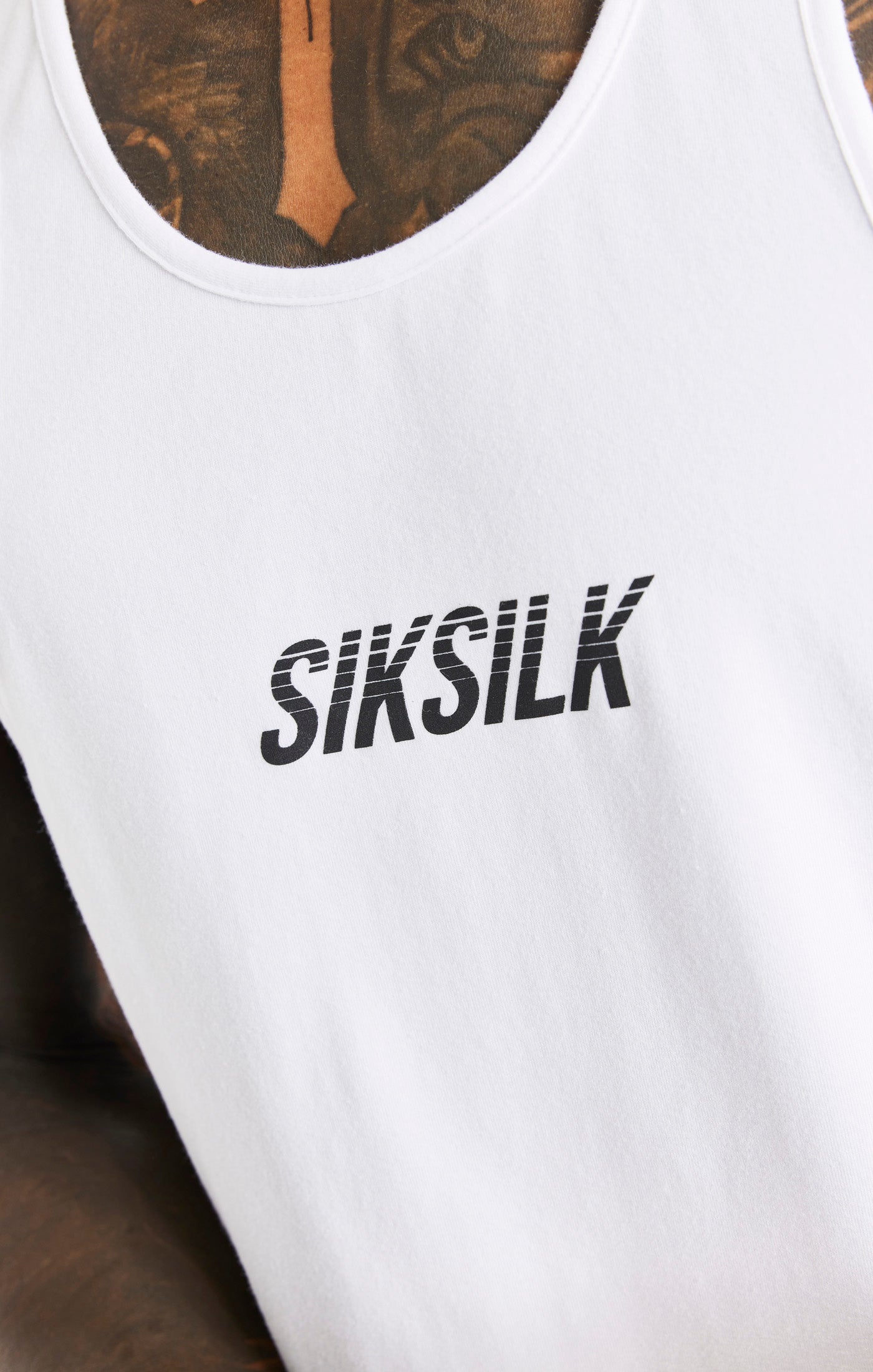 Load image into Gallery viewer, SikSilk Brand Carrier Racer Vest - White (1)