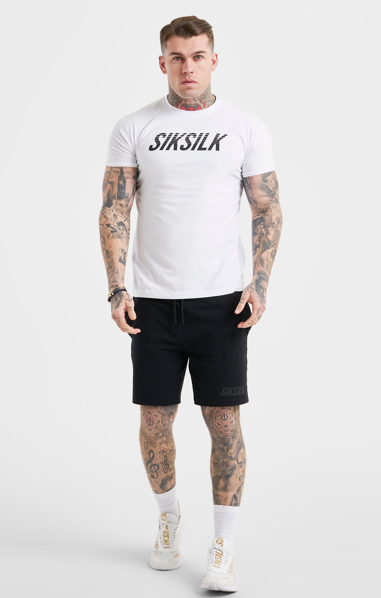 White Sports Short Sleeve T-Shirt (2)