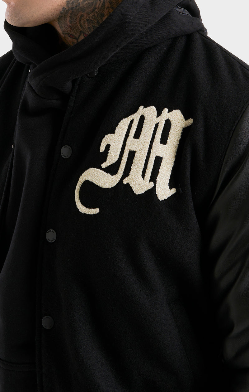 Messi x SikSilk Black Bomber Jacket (1)