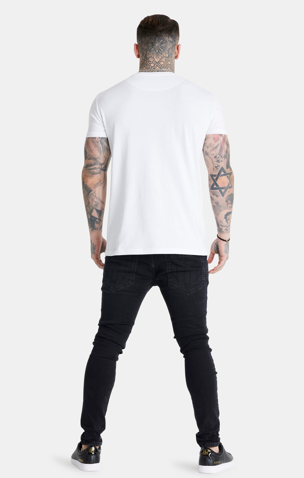 Messi x SikSilk White Rhinestone T-Shirt (4)