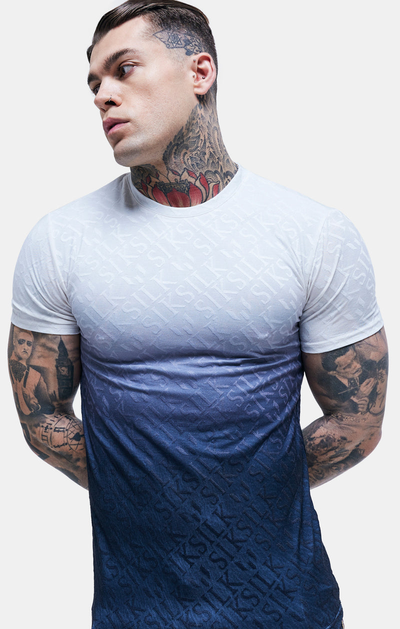 Messi X SikSilk Jacquard Towelling Tee - Black & White