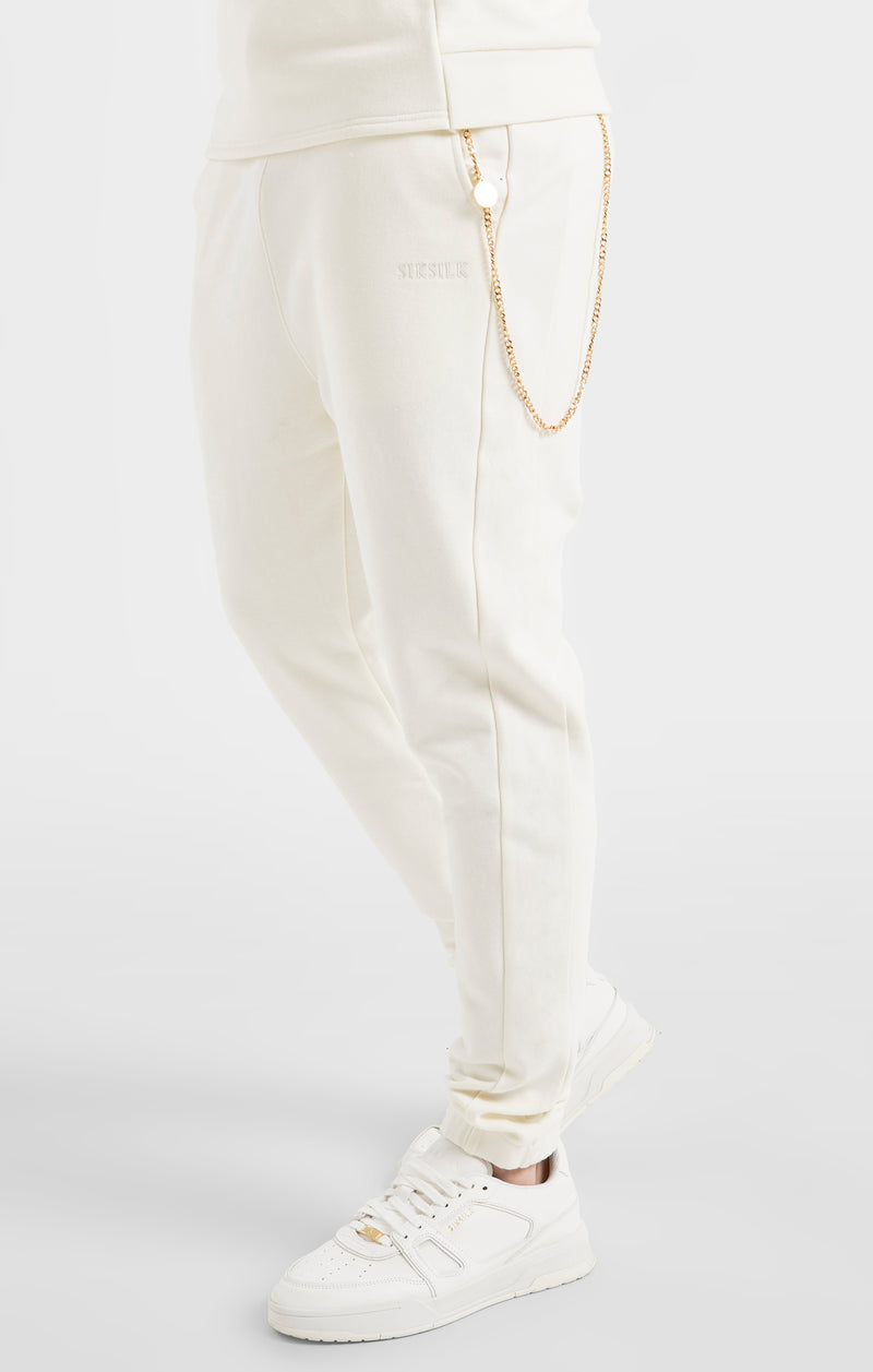 Messi x SikSilk Ecru Chain Panel Jogger