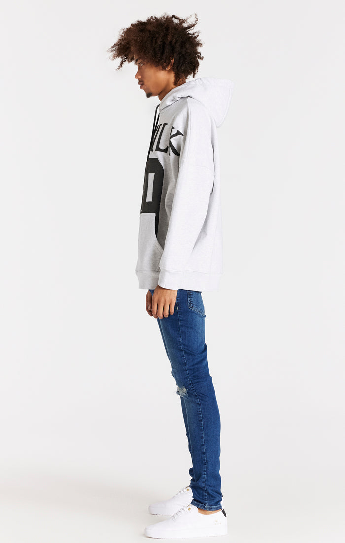 Load image into Gallery viewer, Blue Distressed Slim Fit Jean (7)