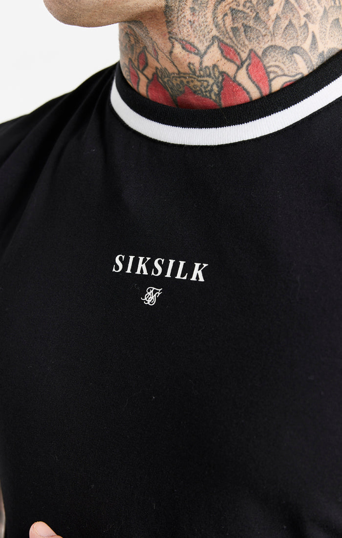 Load image into Gallery viewer, Black Muscle Fit T-Shirt (1)