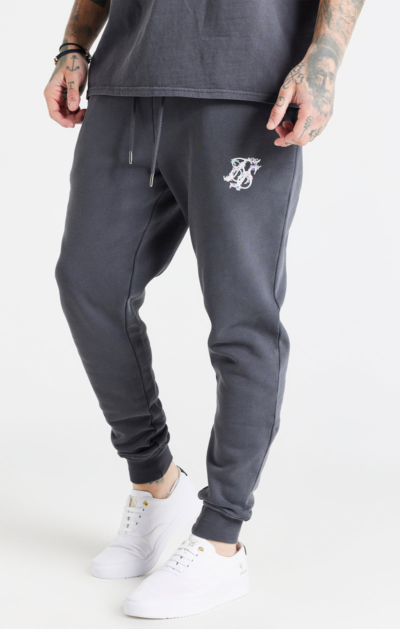 Grey Acid Toggle Jogger