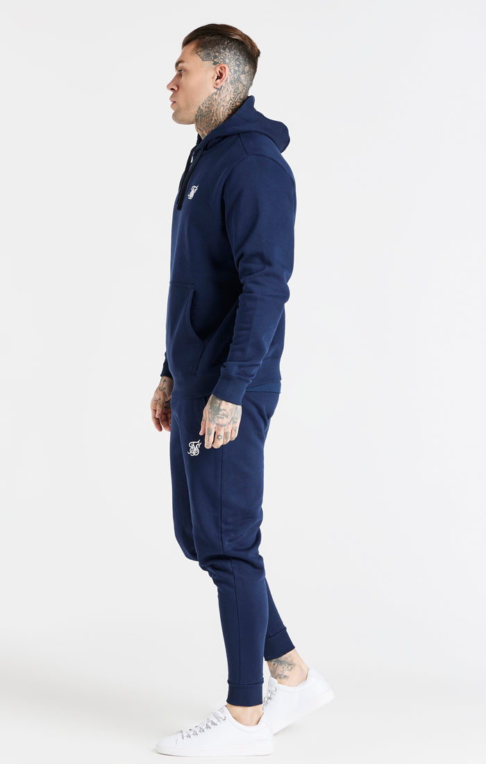 Navy Essential Overhead Hoodie (5)