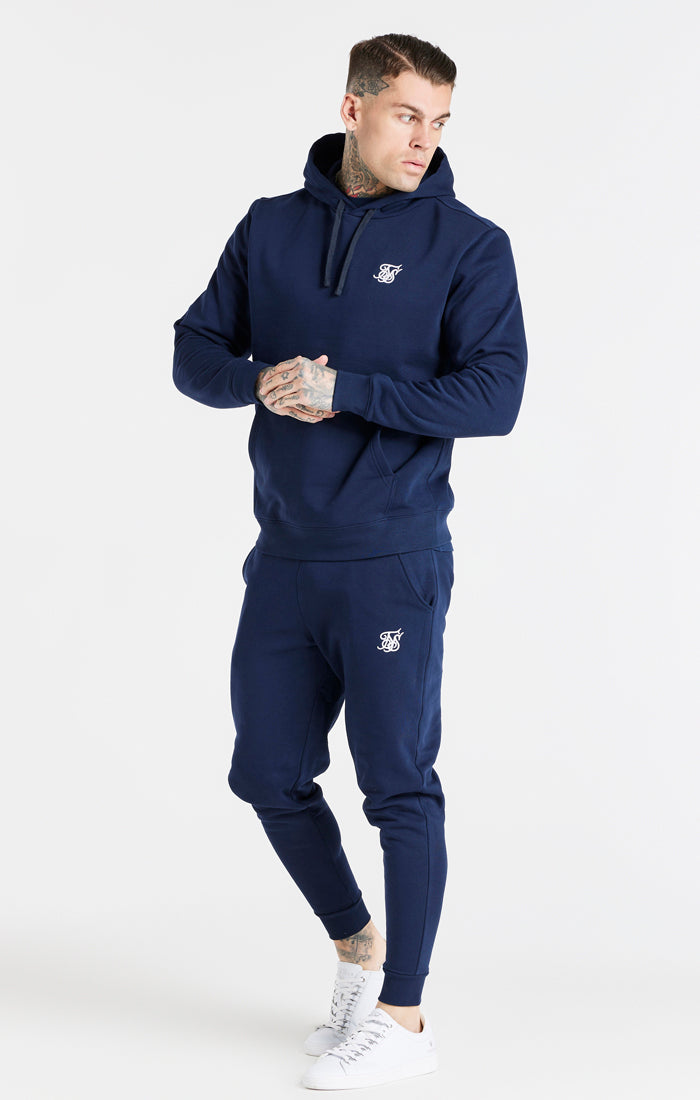 Navy Essential Overhead Hoodie (3)