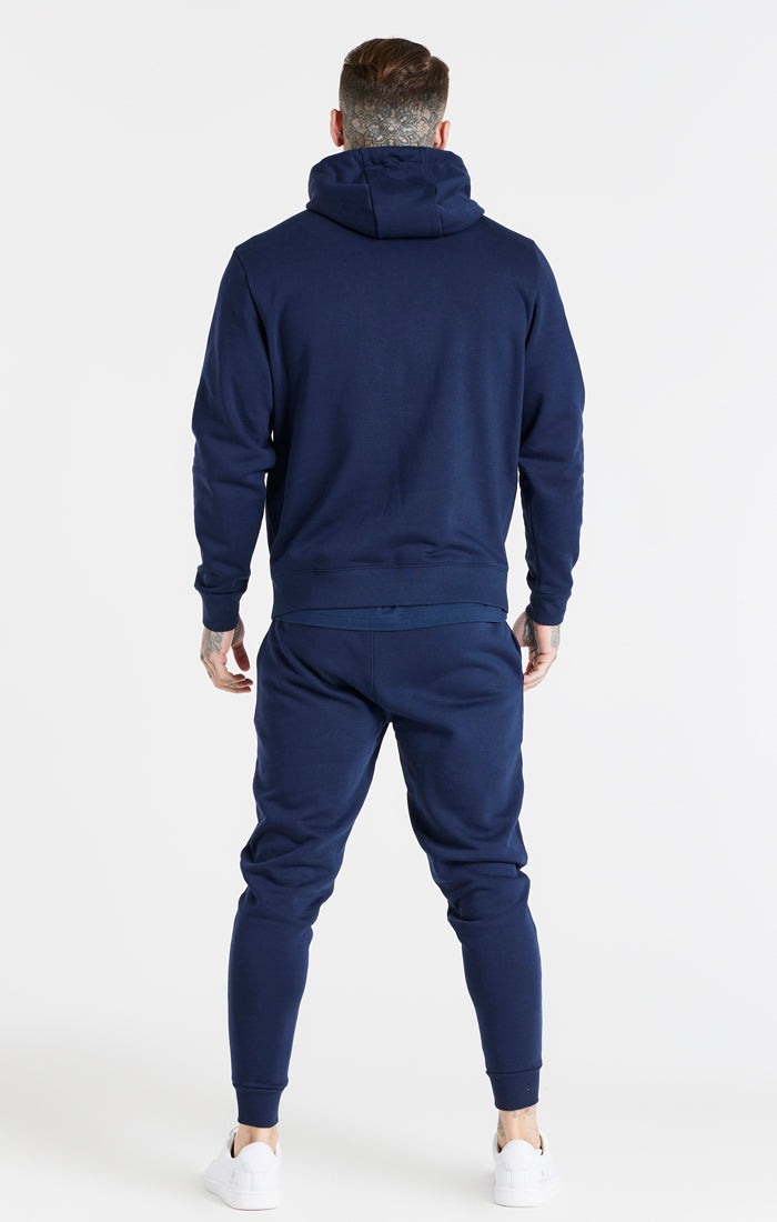 Navy Essential Overhead Hoodie (4)