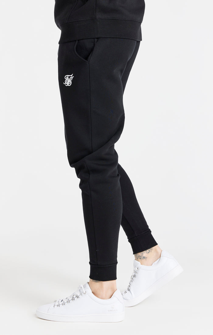 Black Essential Fitted Jogger (1)