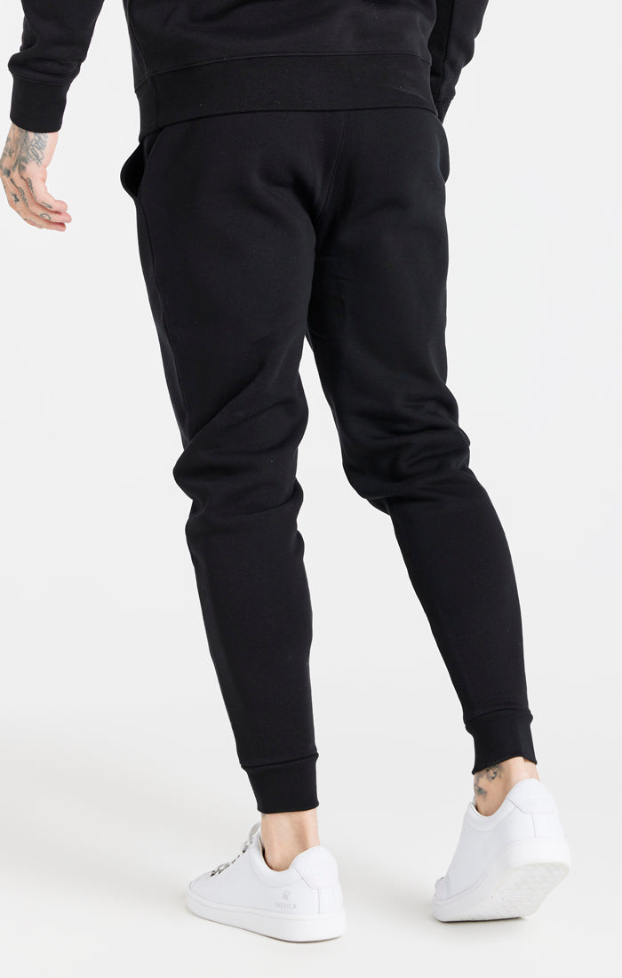 Black Essential Fitted Jogger (3)