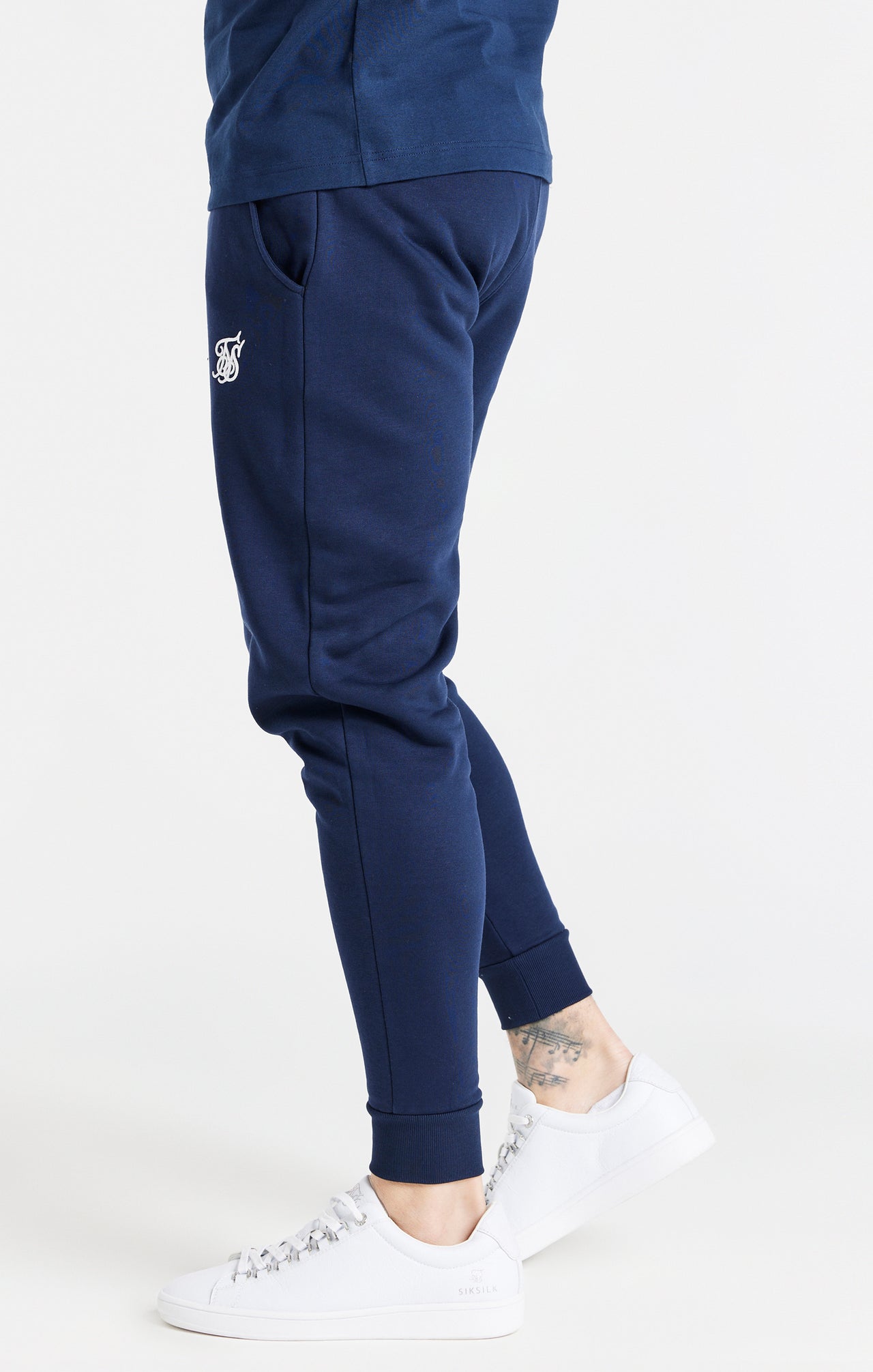 Navy Essential Fitted Jogger (2)