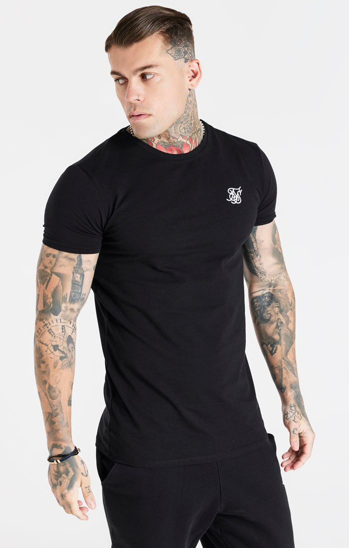 Black Essential Muscle Fit T-Shirt