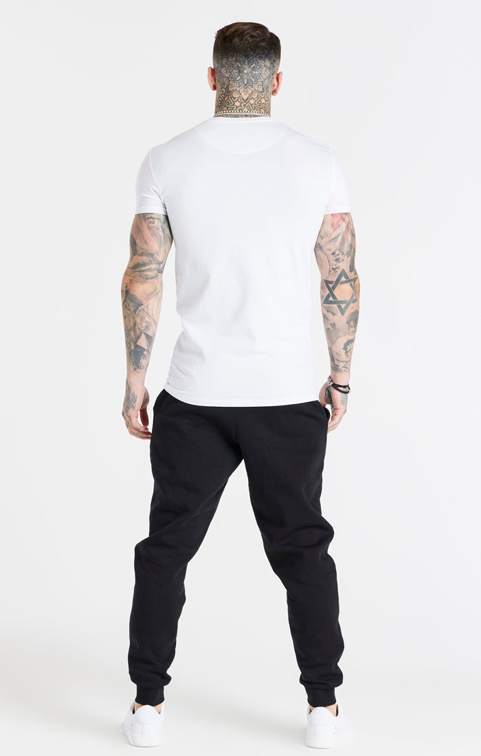 White Essential Muscle Fit T-Shirt (4)