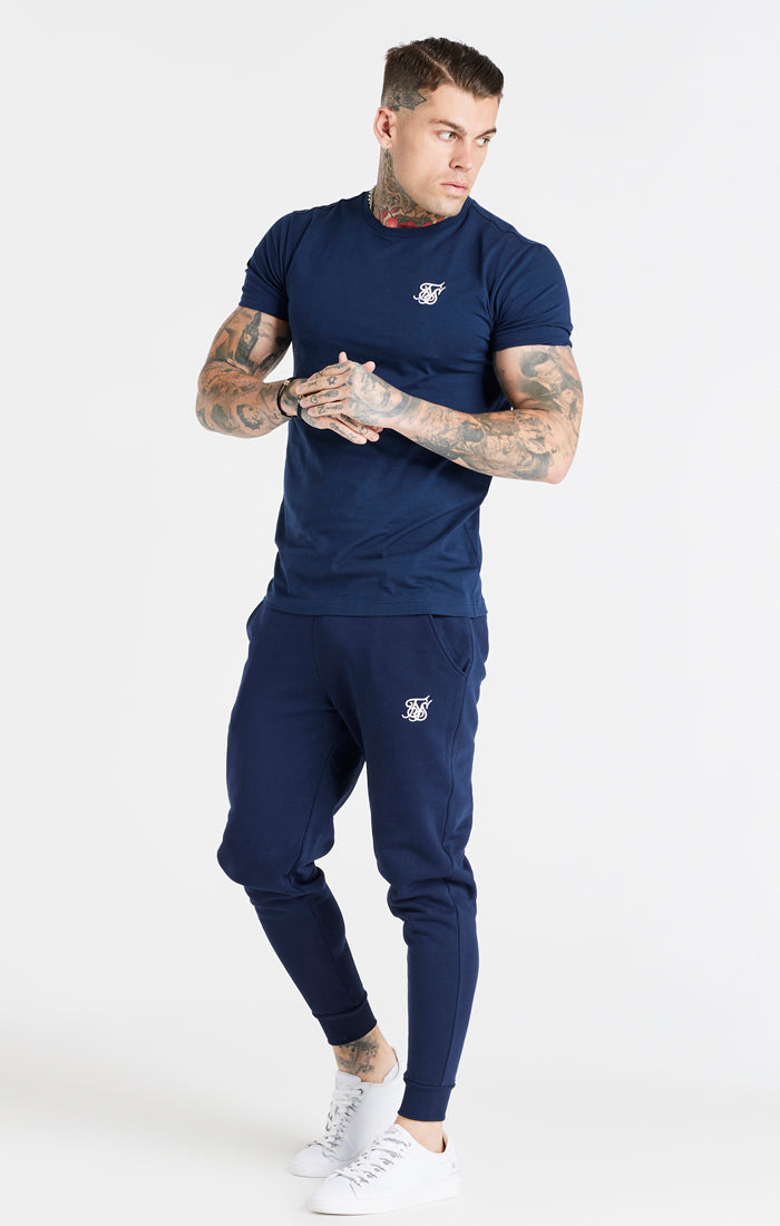 Navy Essential Muscle Fit T-Shirt (3)