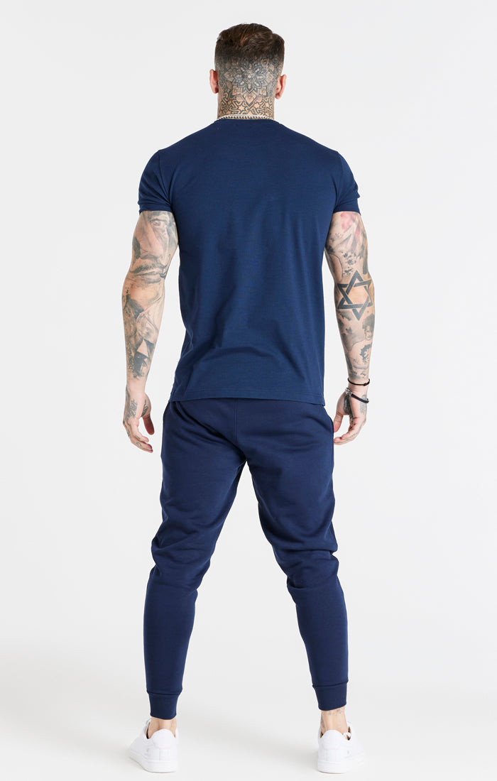Navy Essential Muscle Fit T-Shirt (4)