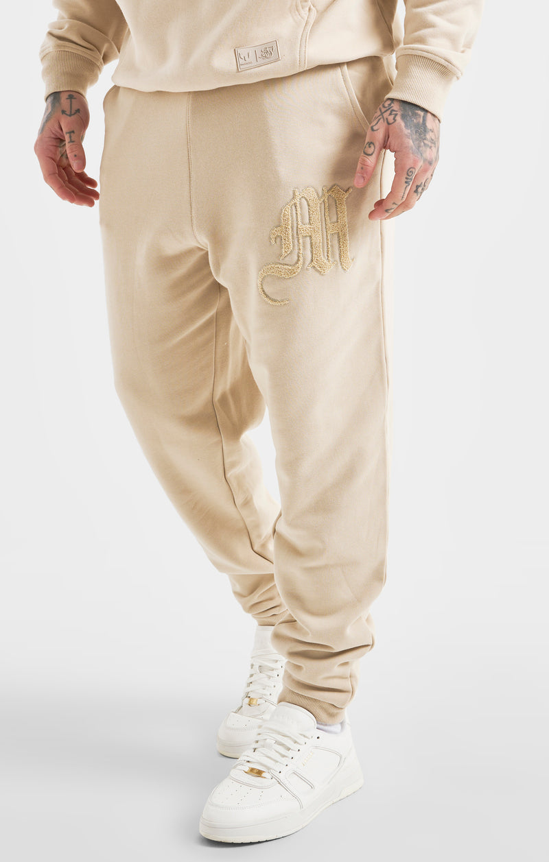 Messi x SikSilk Beige Logo Pant
