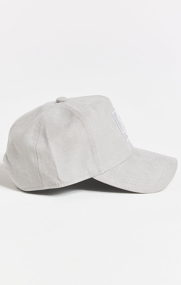 Load image into Gallery viewer, Grey Prestige Patch Sueded Trucker Cap (2)