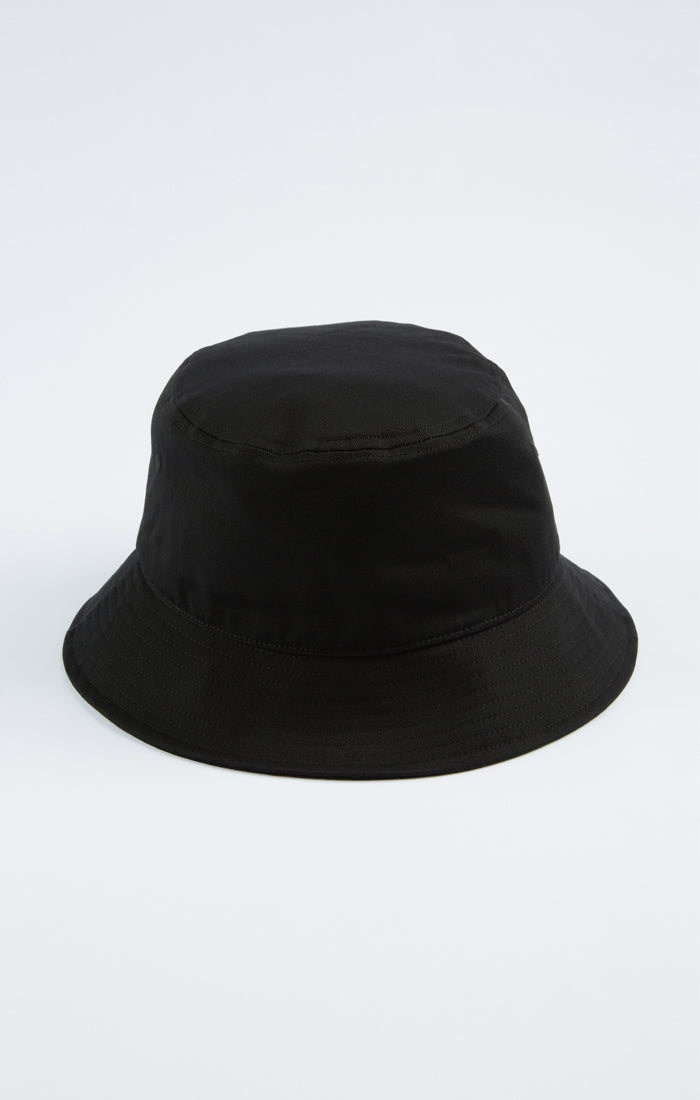 Black Embossed Logo Bucket Hat (2)