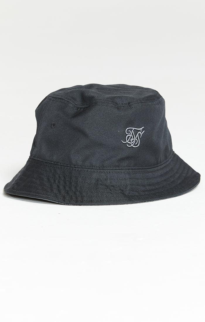 Black Reverse Aop Bucket Hat