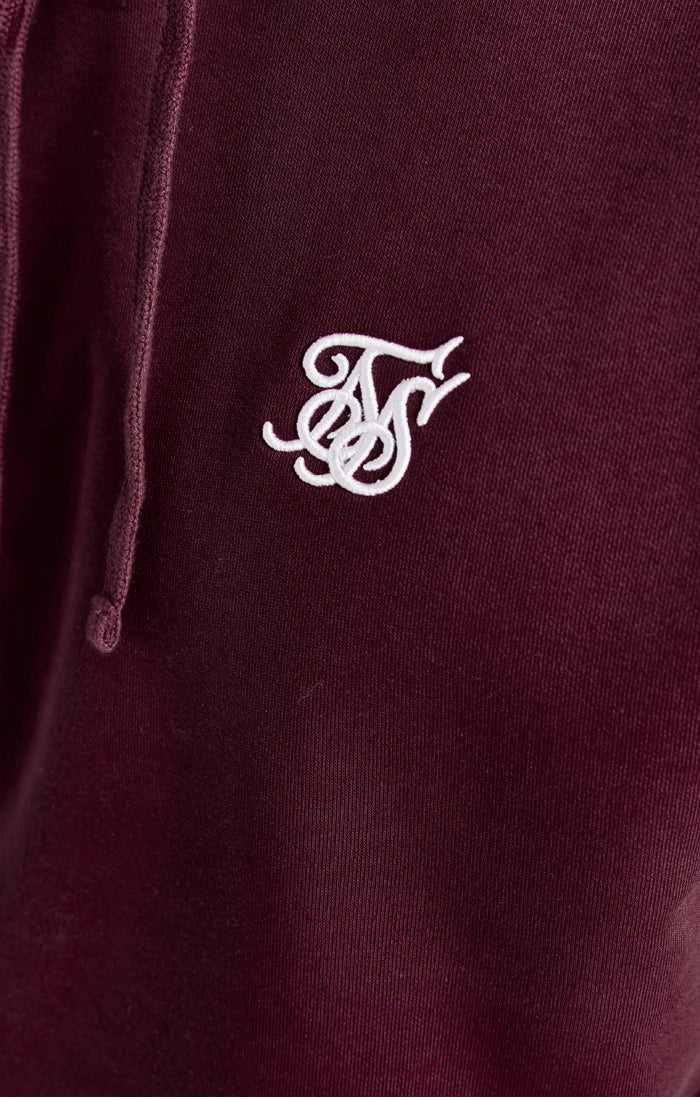 Sik silk clearance burgundy hoodie