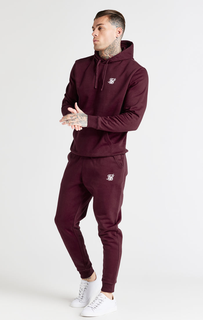 Sik silk cheap burgundy hoodie