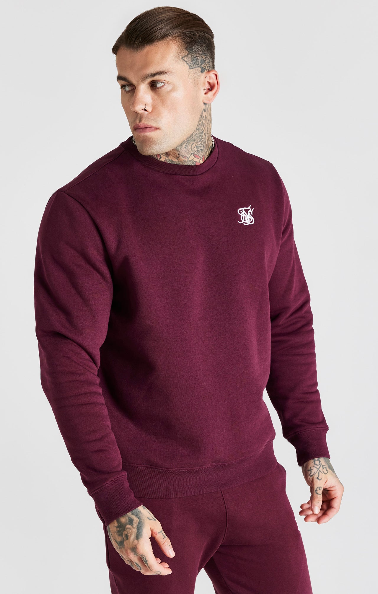 Burgundy Essential Sweatshirt (5)