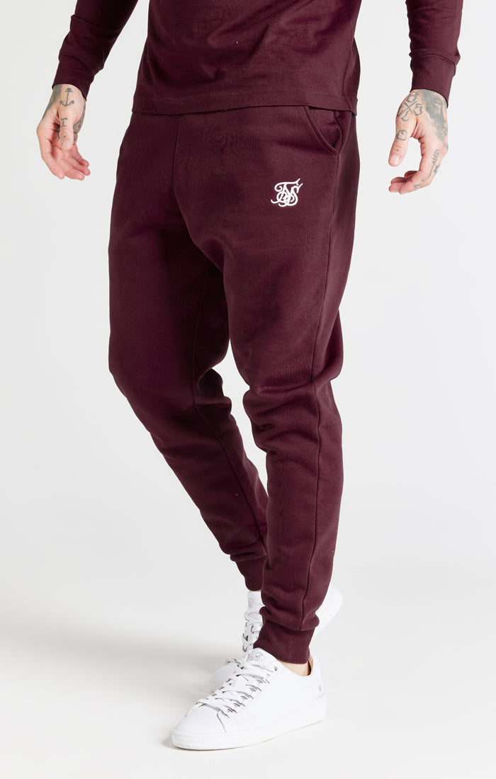 Load image into Gallery viewer, Burgundy Essential Fitted Jogger
