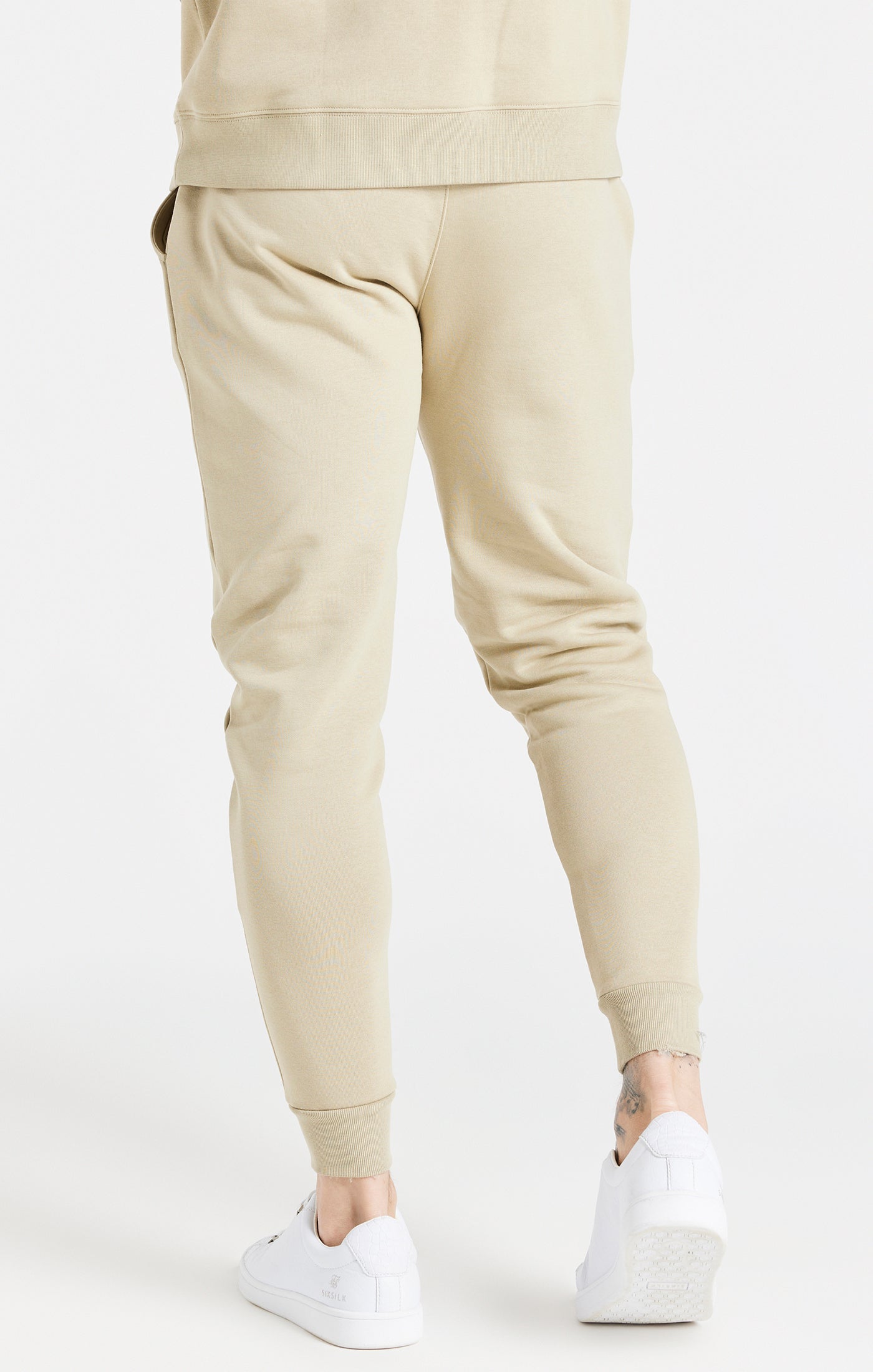 Load image into Gallery viewer, Beige Essential Cuffed Jogger (3)