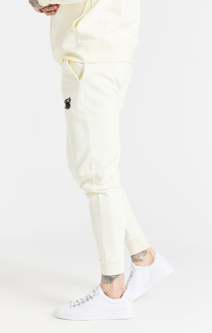 Ecru Essential Cuffed Jogger (1)