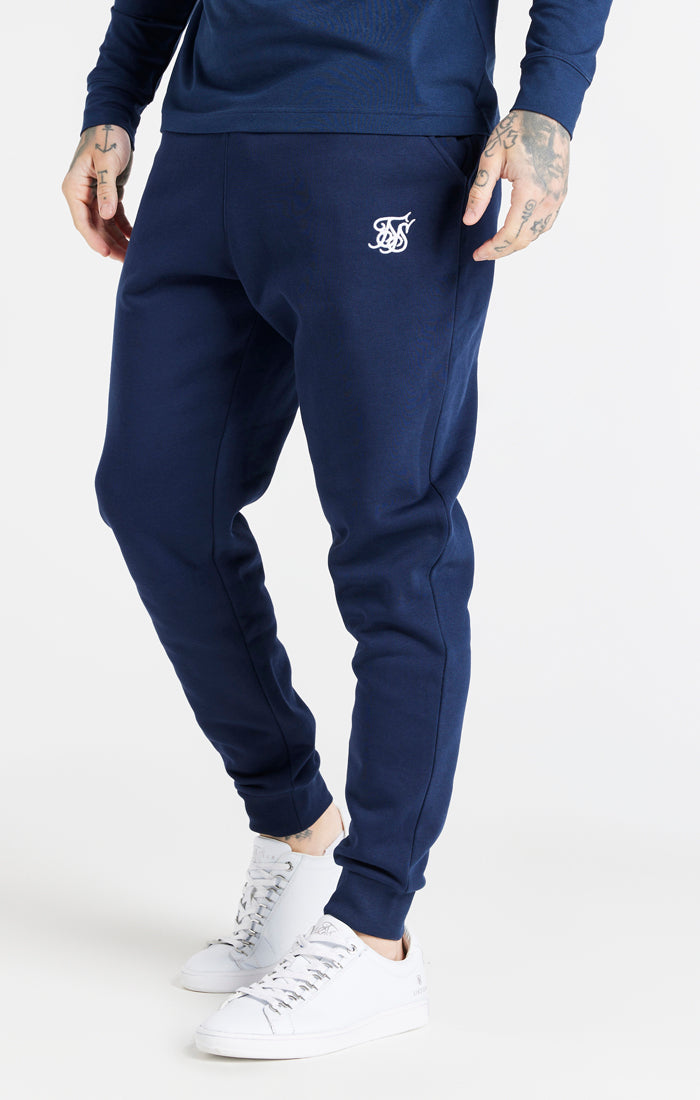 Navy Essential Cuffed Jogger