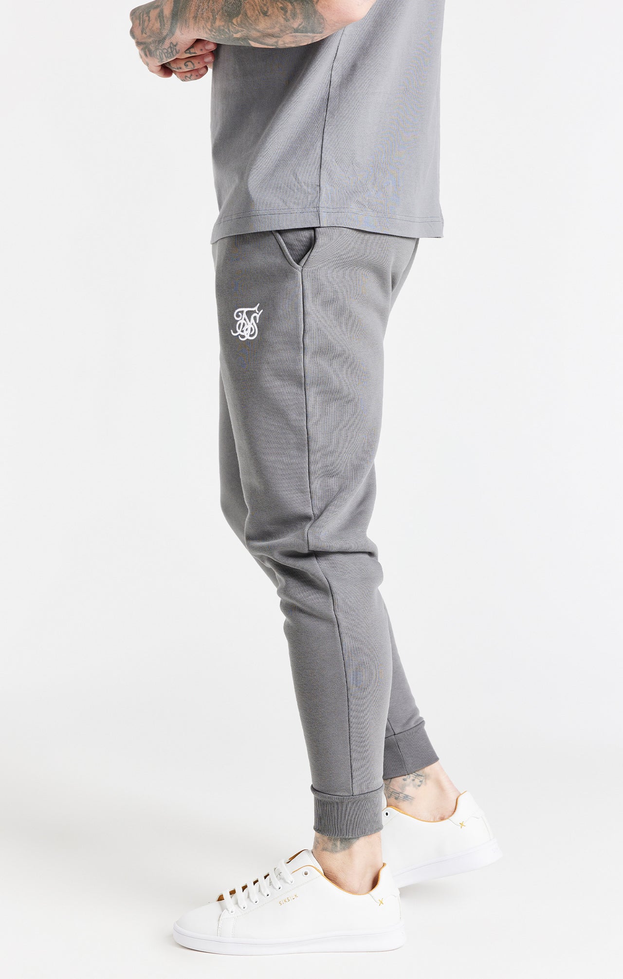 Grey Essential Fitted Jogger (1)