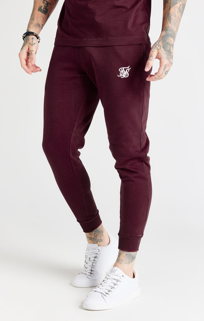 Burgundy Essential Cuffed Jogger
