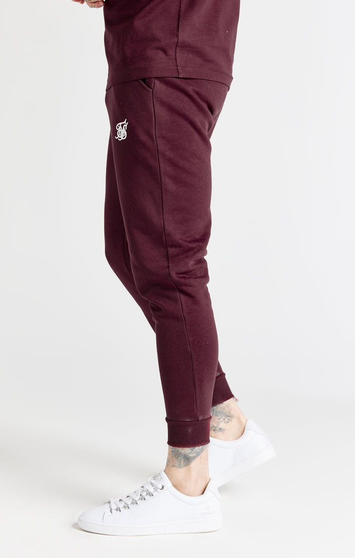 Burgundy Essential Cuffed Jogger (1)