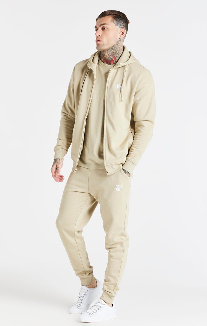 Load image into Gallery viewer, Beige Essential Fitted Jogger (2)