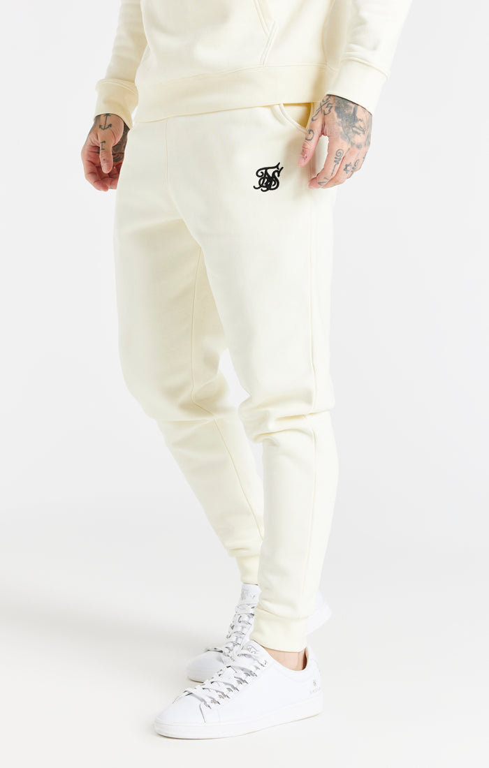 Ecru Essential Fitted Jogger