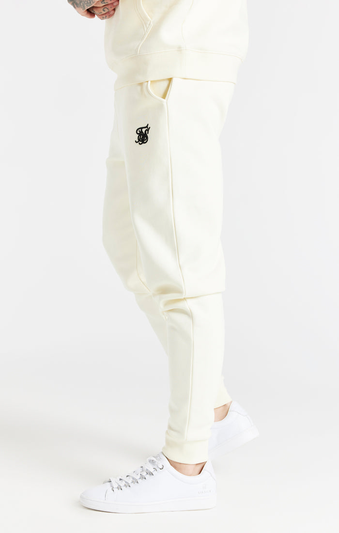 Ecru Essential Fitted Jogger (1)