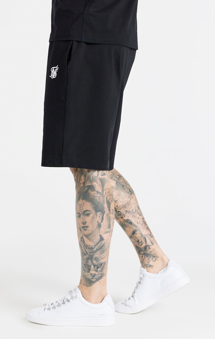Black Essential Jersey Short (1)