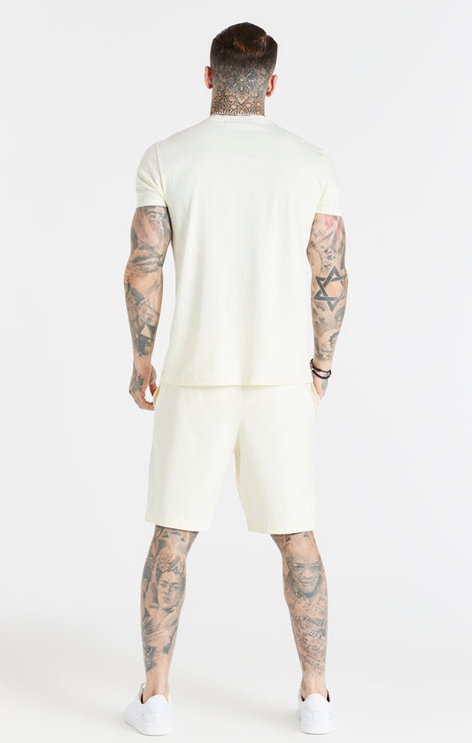 Ecru Essential Jersey Short