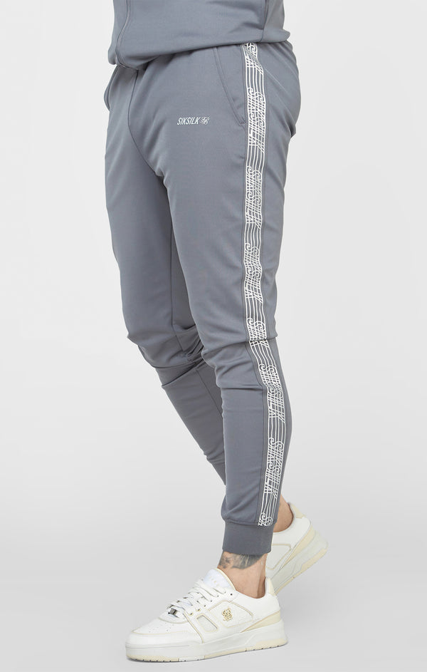 Grey Sports Cuffed Pant