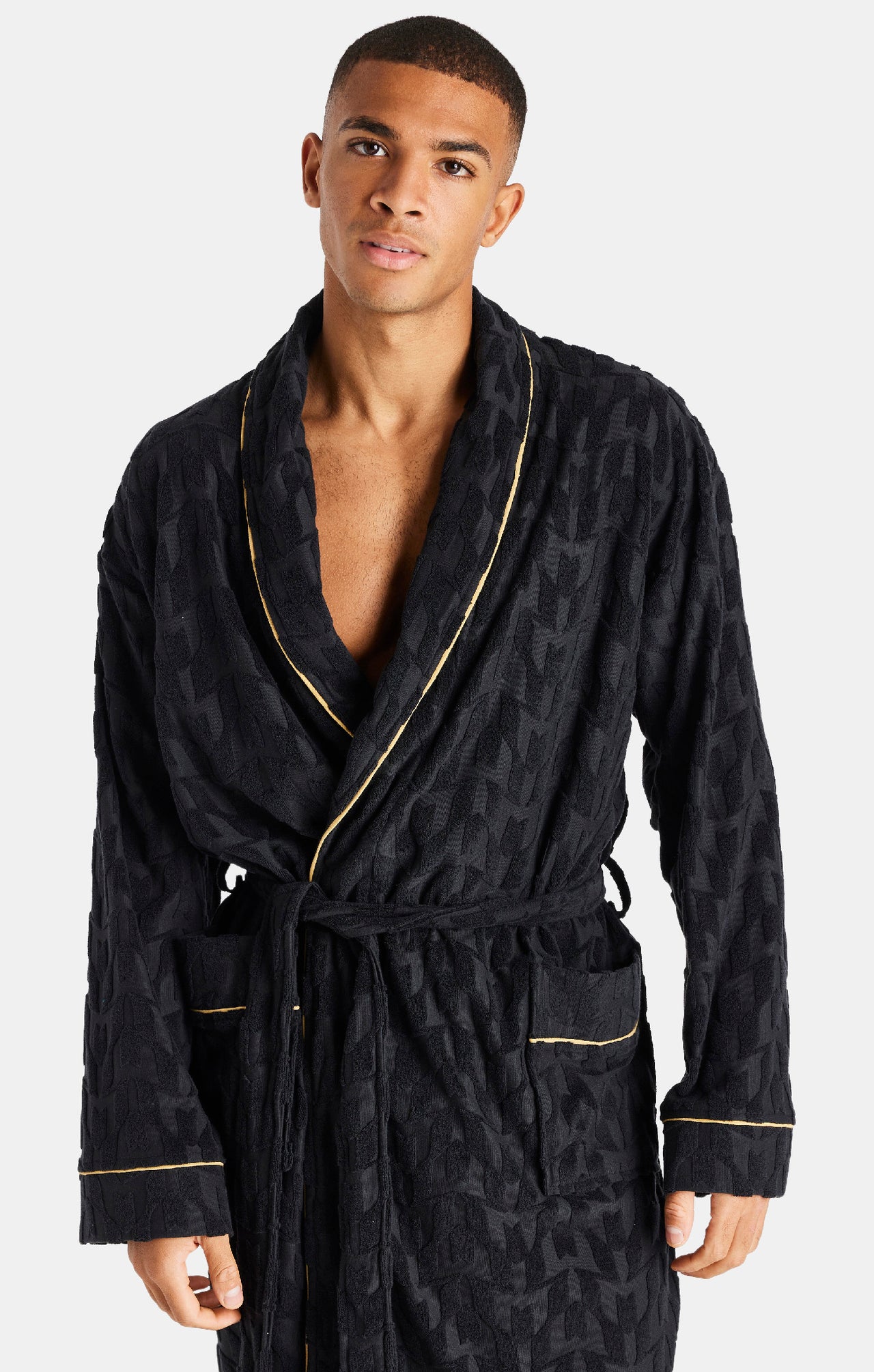 Black Messi x SikSilk Dressing Gown