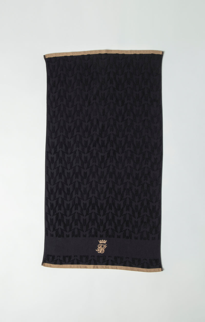 Messi x SikSilk Black Towel