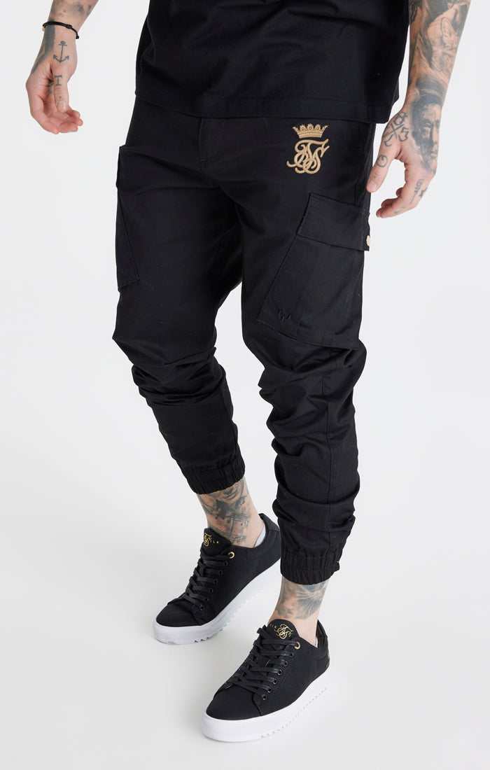 Messi x SikSilk Black Cargo Pant