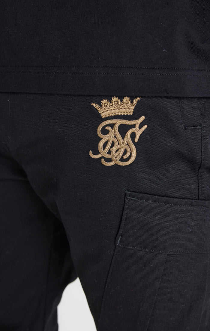 Messi x SikSilk Black Cargo Pant (1)