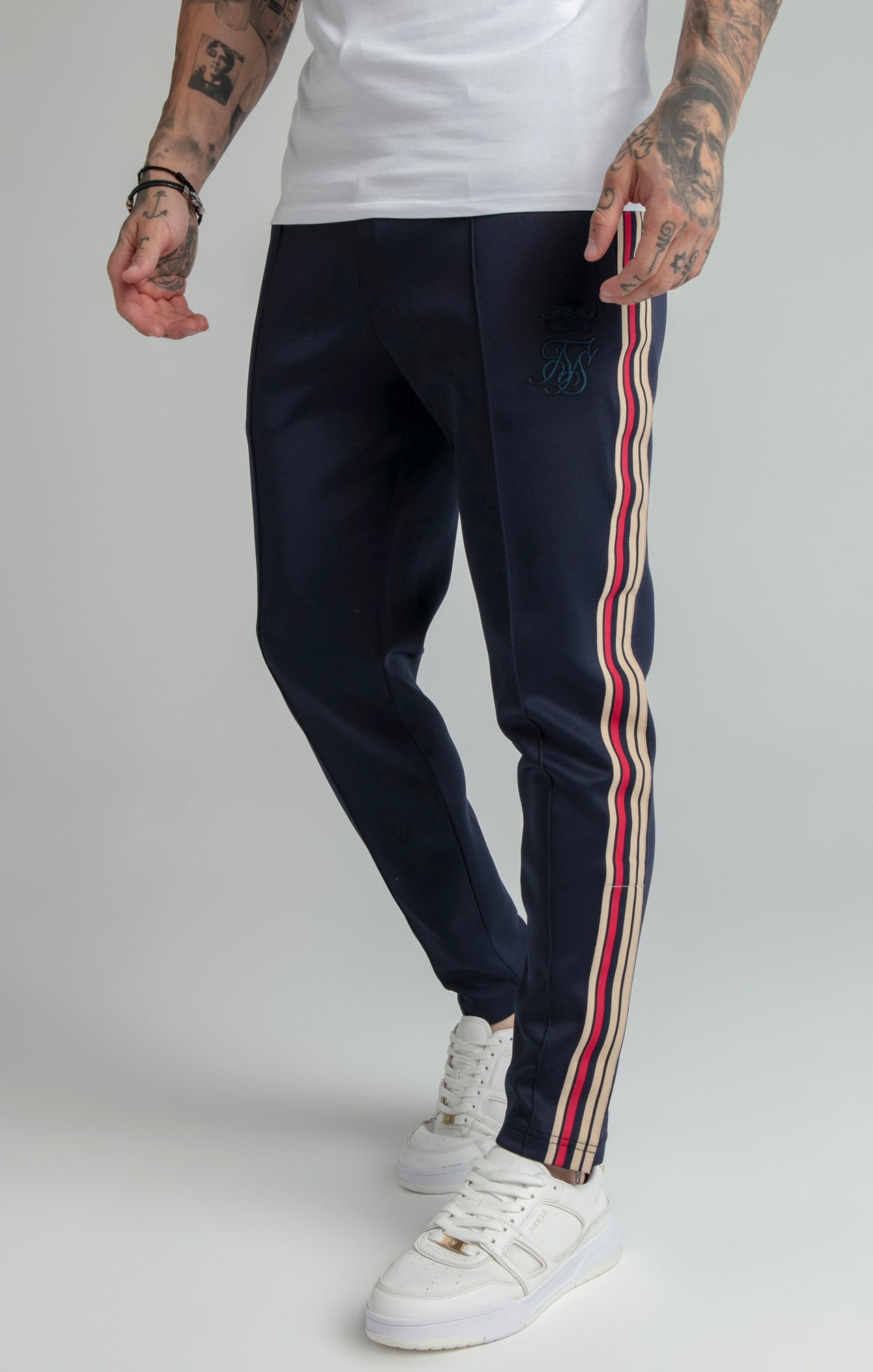 Messi x SikSilk Navy Loose Fit Pant