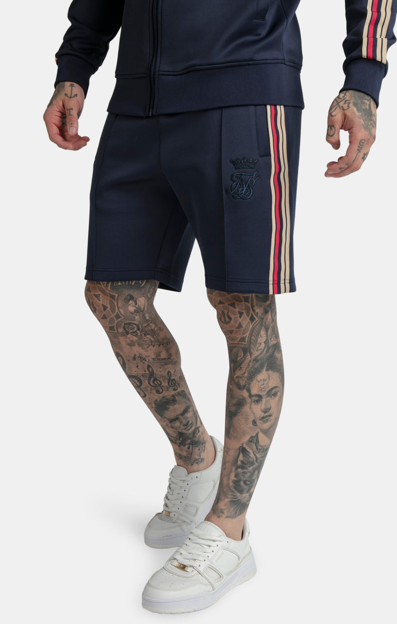Messi x SikSilk Navy Loose Fit Short