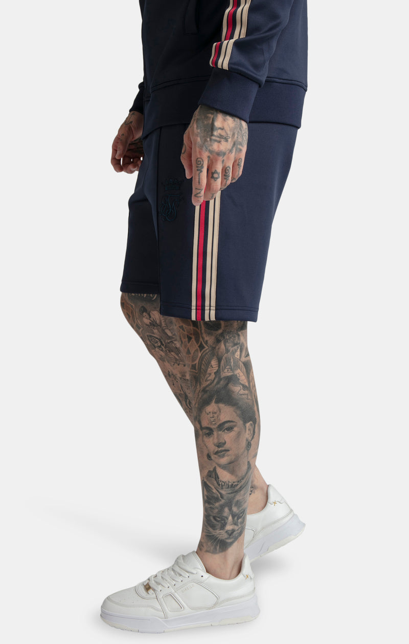 Messi x SikSilk Navy Loose Fit Short (1)