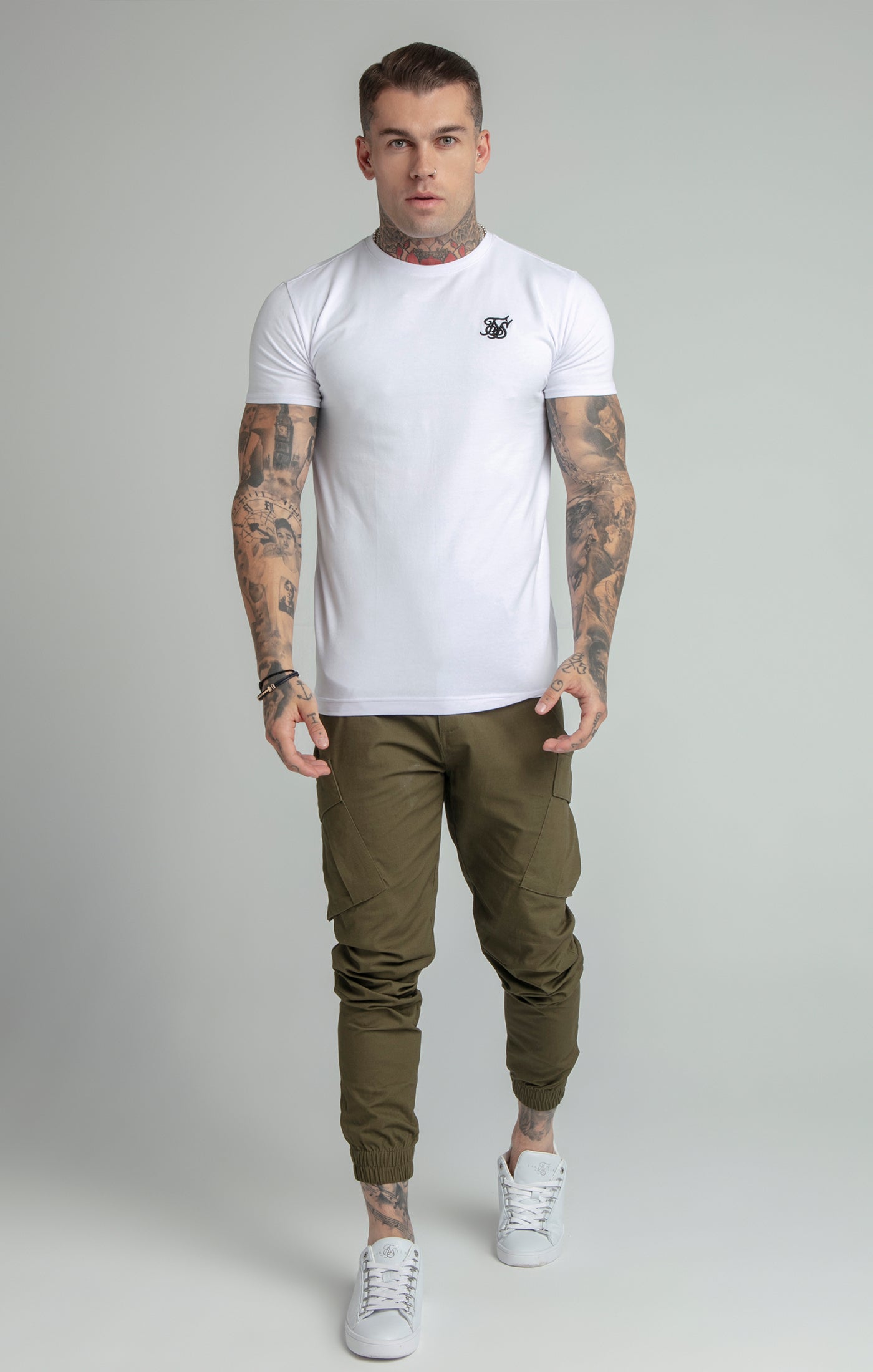 Load image into Gallery viewer, Khaki Cuffed Cargo Pant (2)
