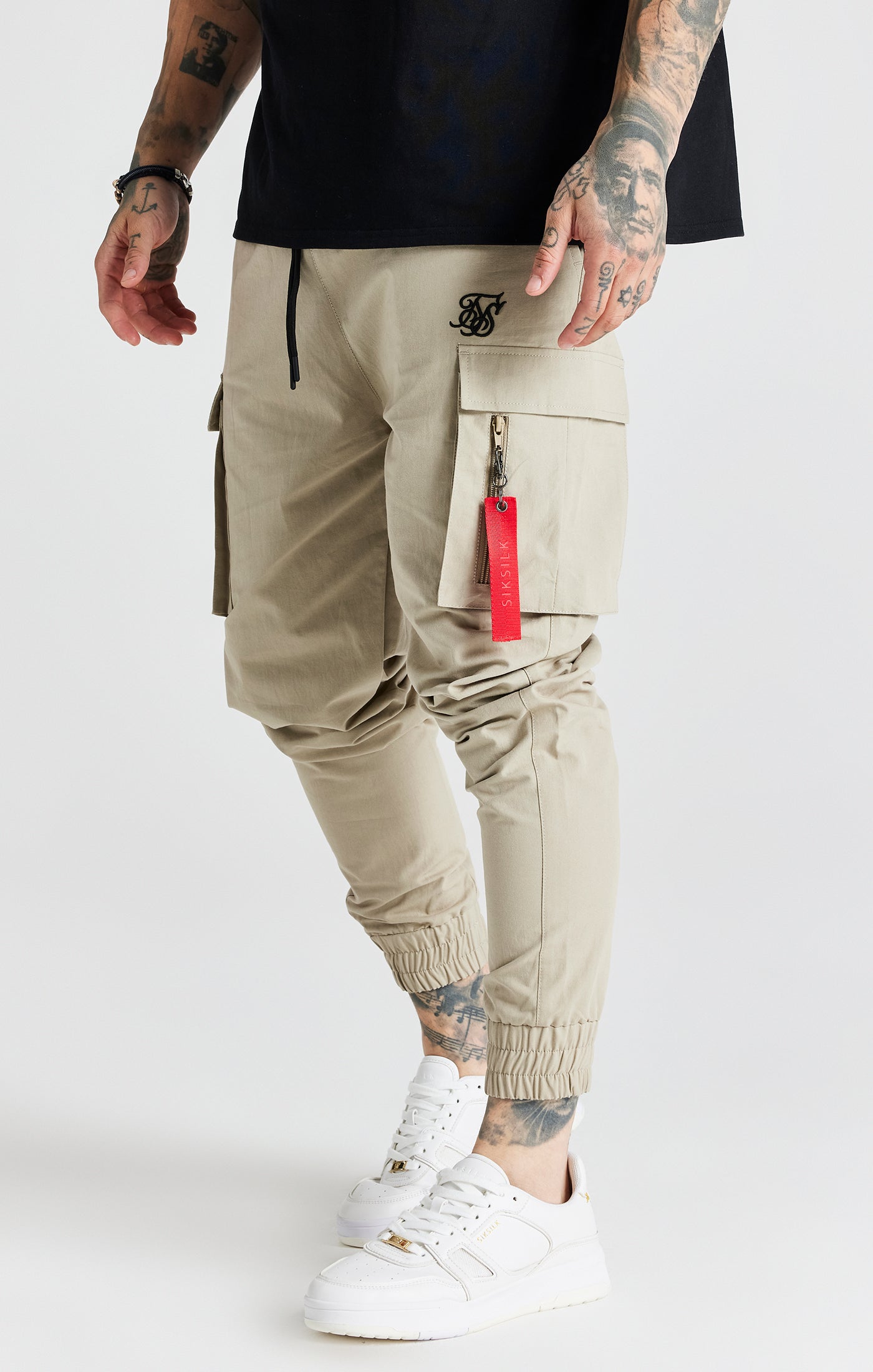Load image into Gallery viewer, Beige Flight Cargo Pant