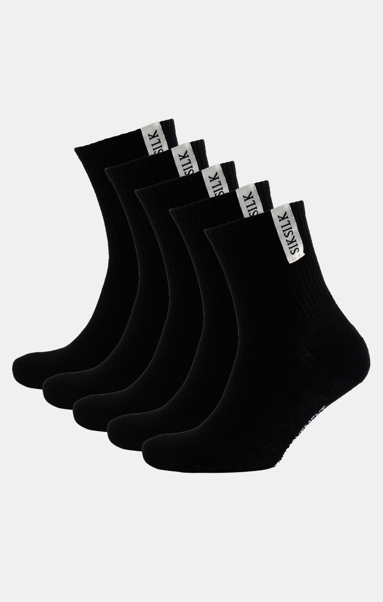 Black Pack Of 5 Socks (3)